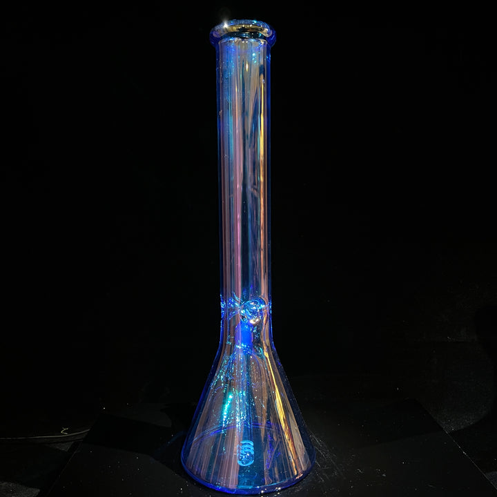 16" Translucent Beaker Bong - Blue Glass Pipe TG   