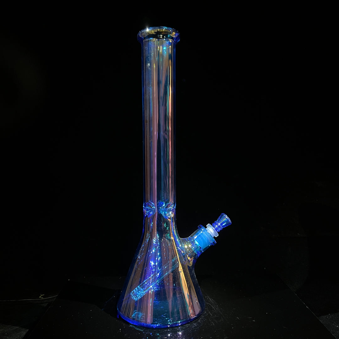 16" Translucent Beaker Bong - Blue Glass Pipe TG   