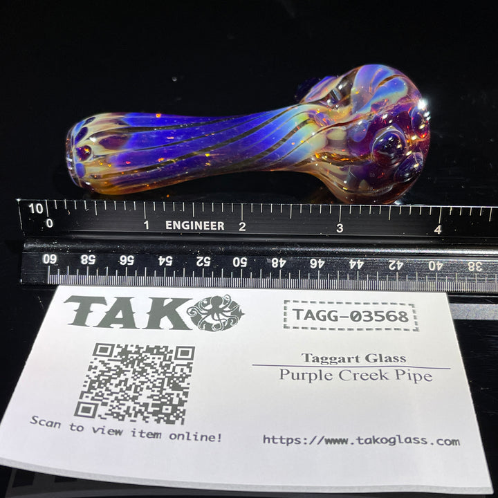 Purple Creek Pipe 1 Glass Pipe Taggart Glass   