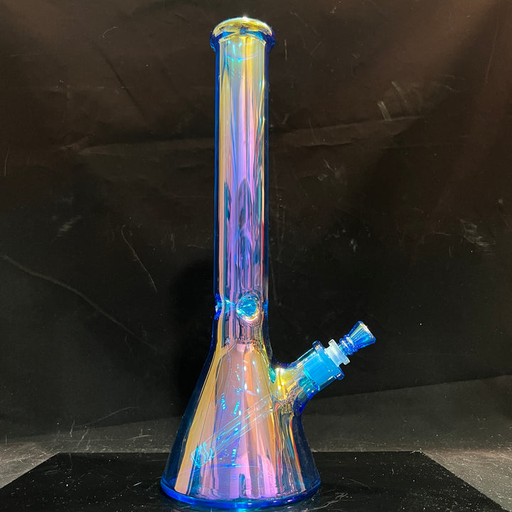 16" Translucent Beaker Bong - Blue Glass Pipe TG   