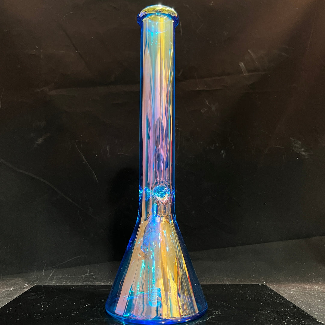 16" Translucent Beaker Bong - Blue Glass Pipe TG   