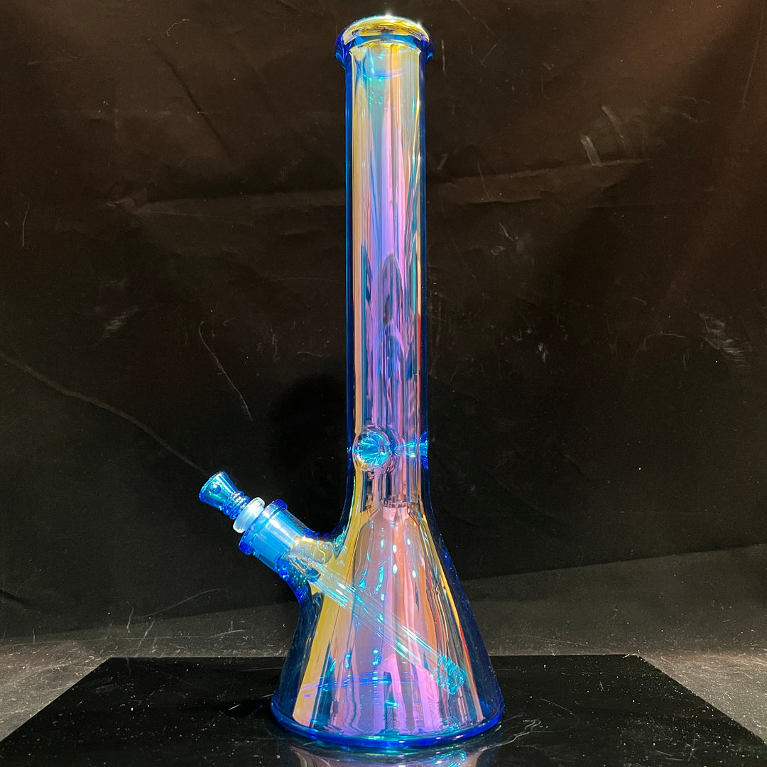 16" Translucent Beaker Bong - Blue Glass Pipe TG   