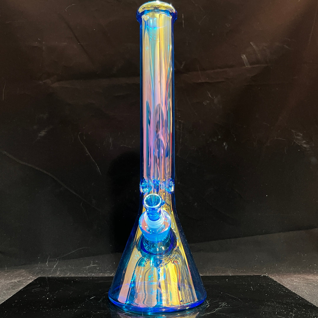 16" Translucent Beaker Bong - Blue Glass Pipe TG   