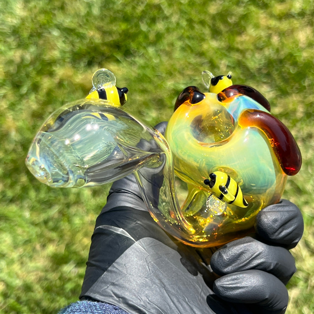 Honey Pot Sherlock Glass Pipe Street Kitty Glass   