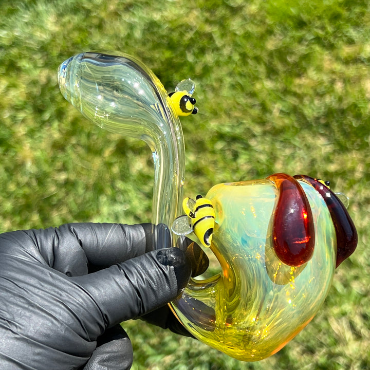 Honey Pot Sherlock Glass Pipe Street Kitty Glass   