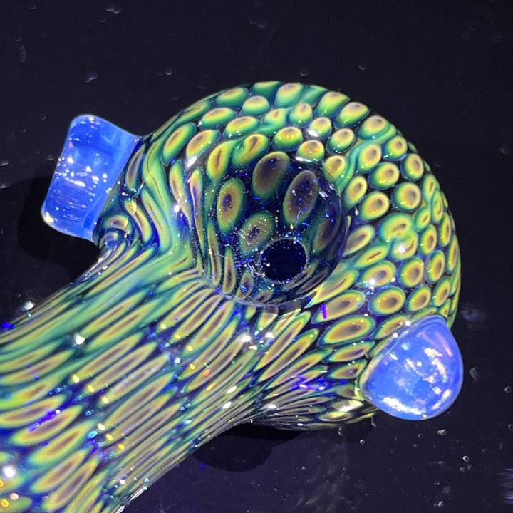 Snakeskin Spoon Small Glass Pipe Firekist Glass   