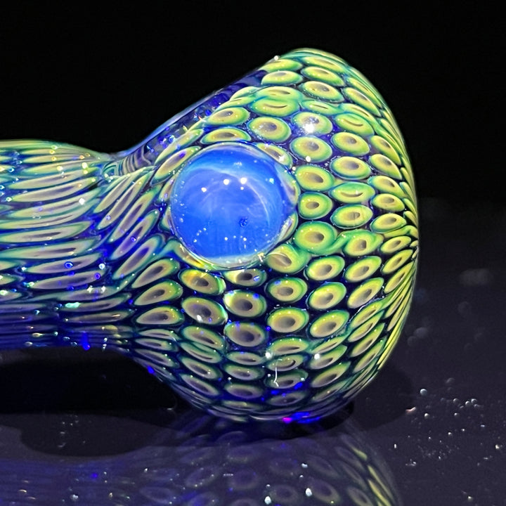 Snakeskin Spoon Small Glass Pipe Firekist Glass   