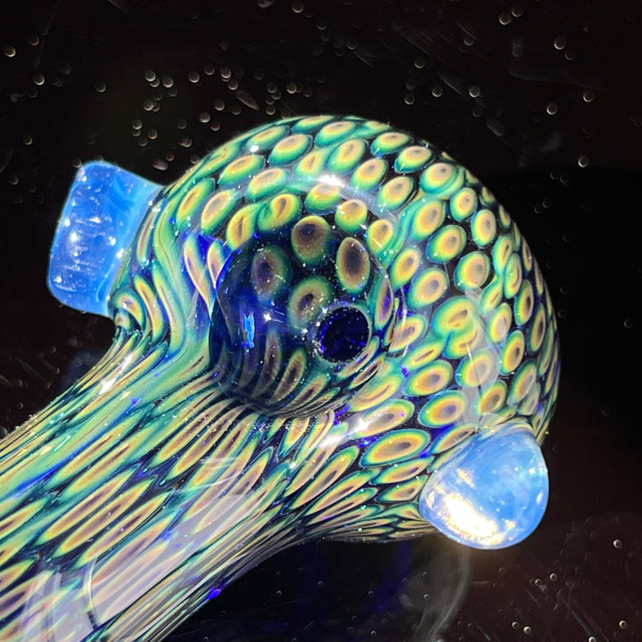 Snakeskin Spoon Small Glass Pipe Firekist Glass   