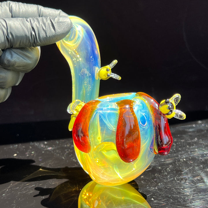 Honey Pot Sherlock Glass Pipe Street Kitty Glass   