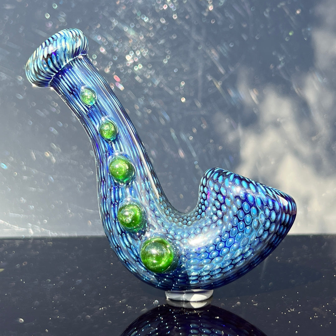 Snake Skin Sherlock Pipe Glass Pipe Firekist Glass   