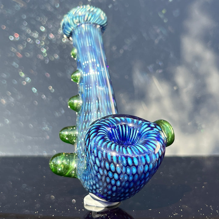 Snake Skin Sherlock Pipe Glass Pipe Firekist Glass   