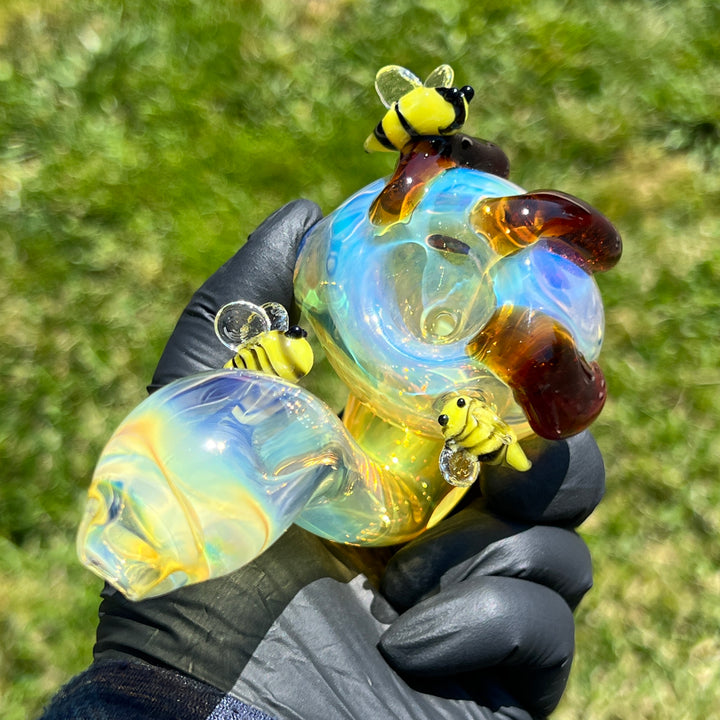 Honey Pot Sherlock Glass Pipe Street Kitty Glass   