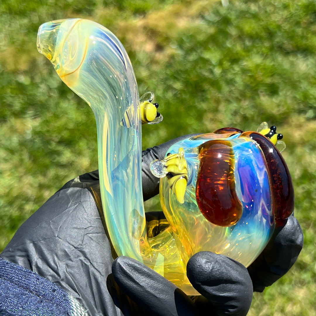 Honey Pot Sherlock Glass Pipe Street Kitty Glass   