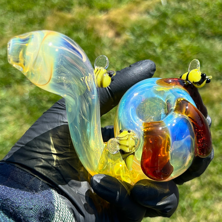 Honey Pot Sherlock Glass Pipe Street Kitty Glass   