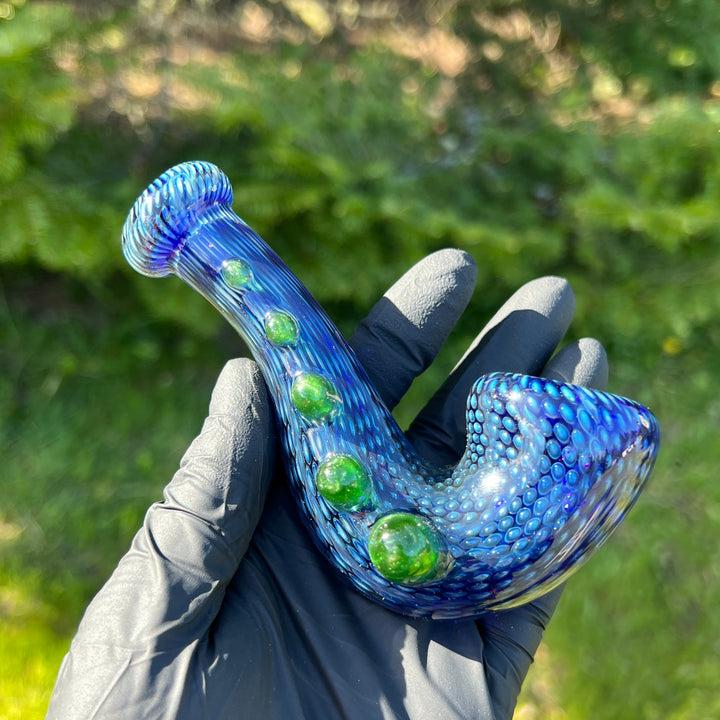 Snake Skin Sherlock Pipe Glass Pipe Firekist Glass   