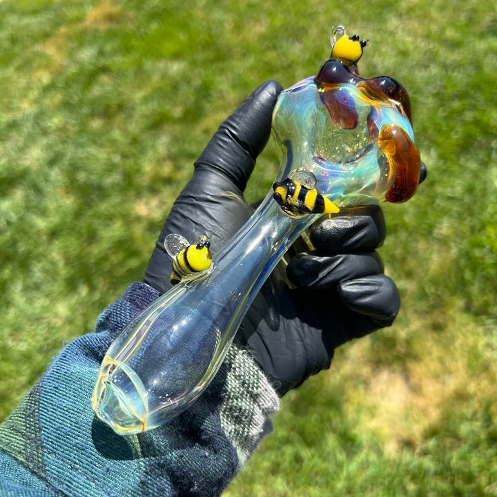 Honey Pot Pipe Glass Pipe Street Kitty Glass   