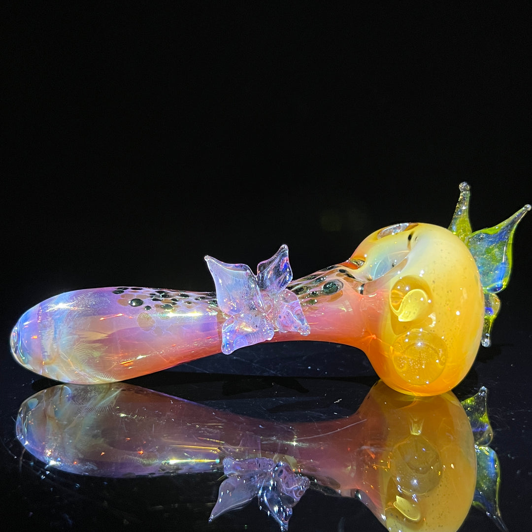 Butterfly Spoon Glass Pipe Street Kitty Glass   