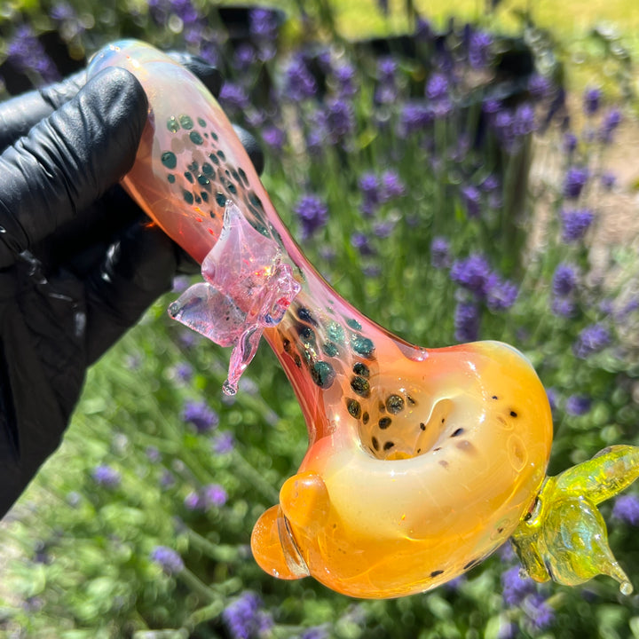 Butterfly Spoon Glass Pipe Street Kitty Glass   