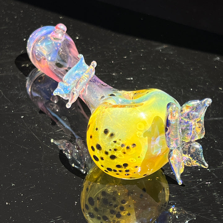 Butterfly Spoon Glass Pipe Street Kitty Glass   