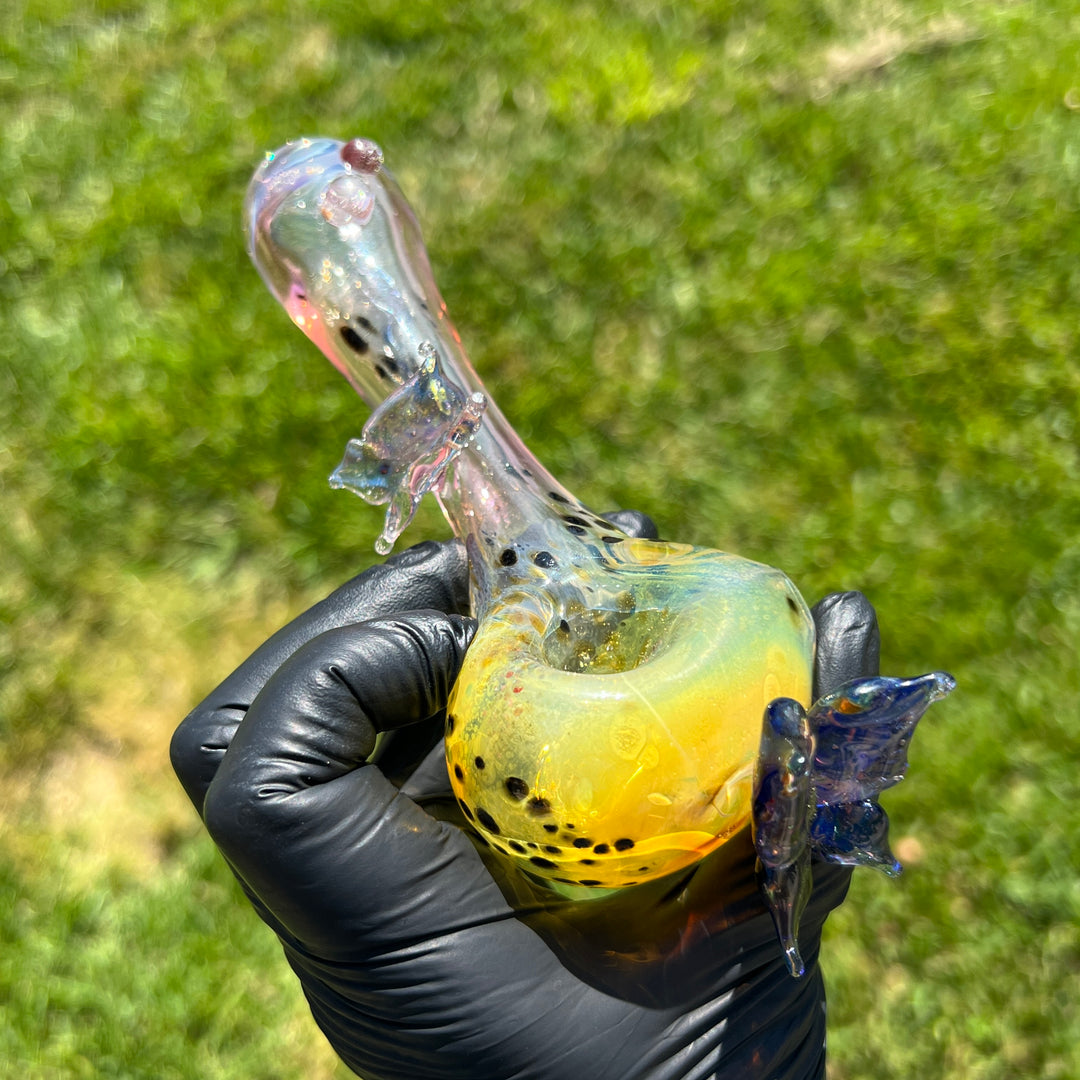 Butterfly Spoon Glass Pipe Street Kitty Glass   