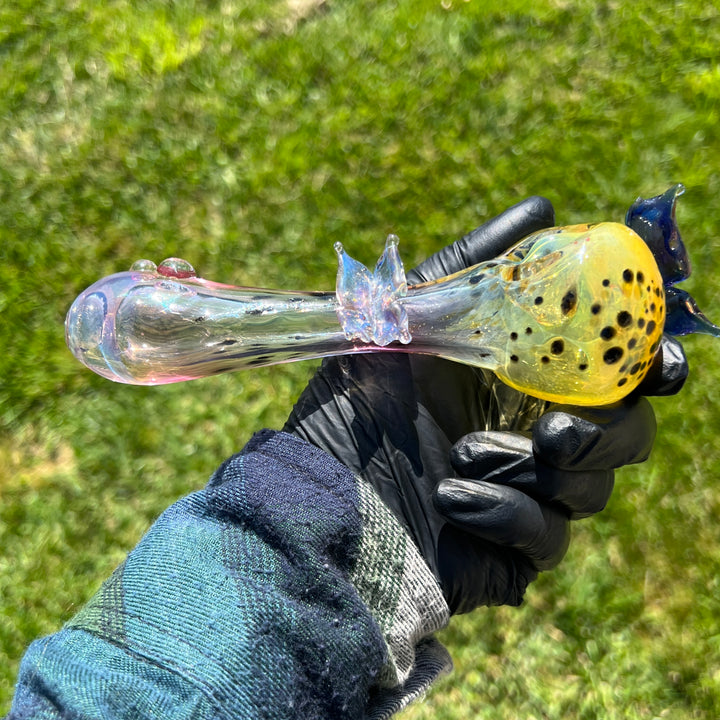 Butterfly Spoon Glass Pipe Street Kitty Glass   