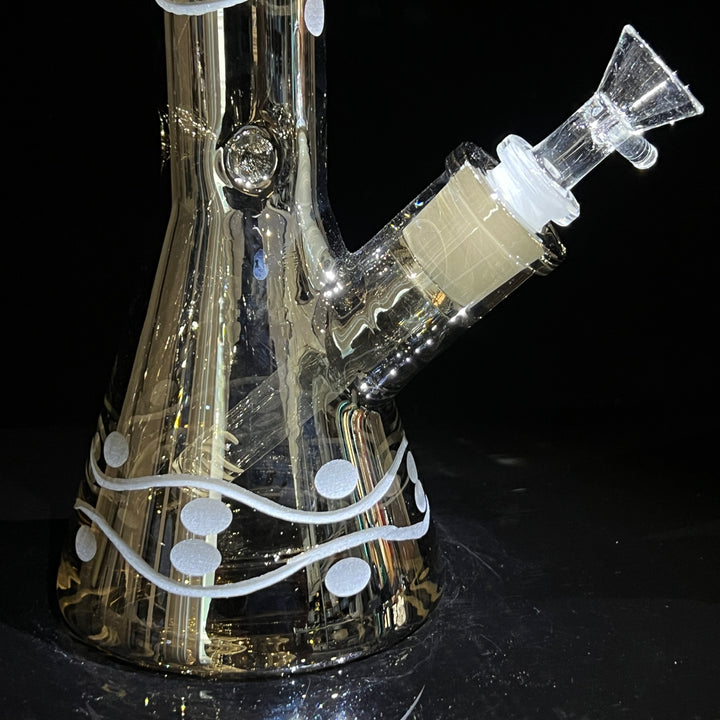 12" Domino Beaker Bong Glass Pipe TG   