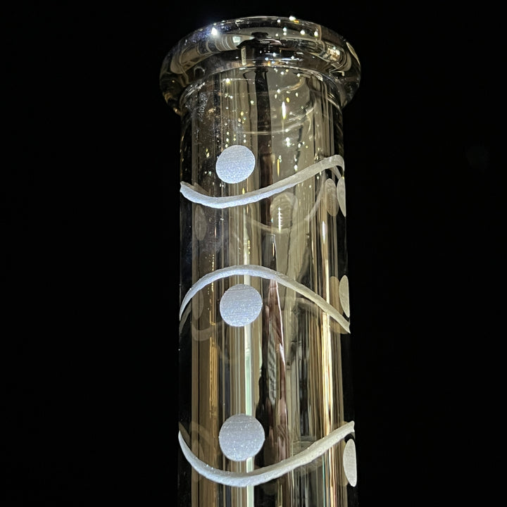 12" Domino Beaker Bong Glass Pipe TG   