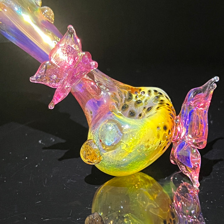 Butterfly Spoon Glass Pipe Street Kitty Glass   