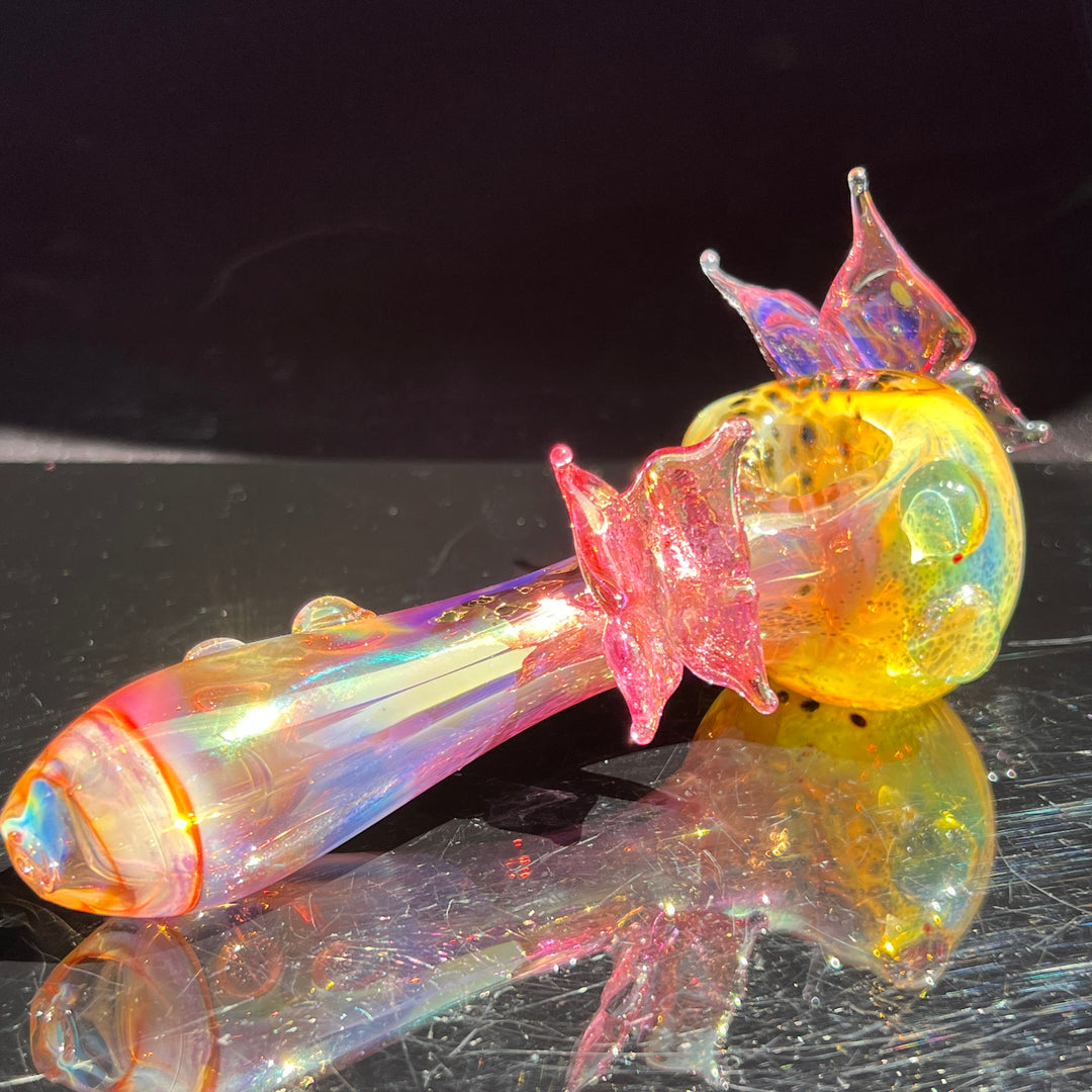 Butterfly Spoon Glass Pipe Street Kitty Glass   