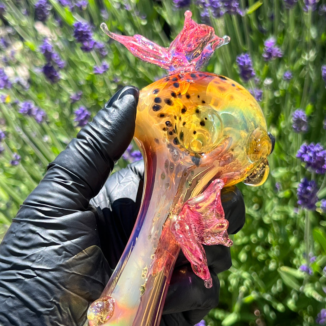 Butterfly Spoon Glass Pipe Street Kitty Glass   