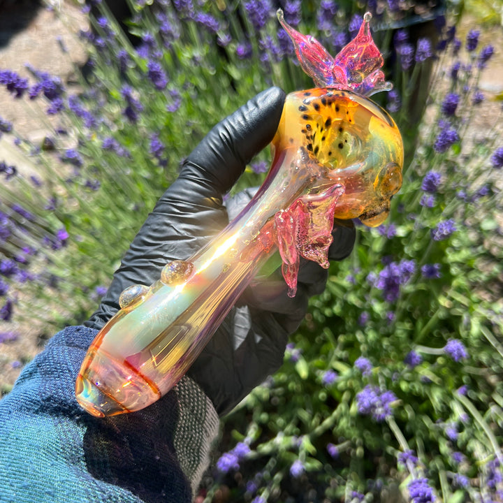 Butterfly Spoon Glass Pipe Street Kitty Glass   