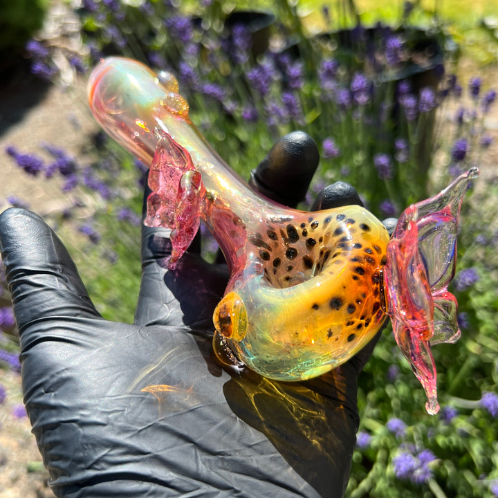 Butterfly Spoon Glass Pipe Street Kitty Glass   