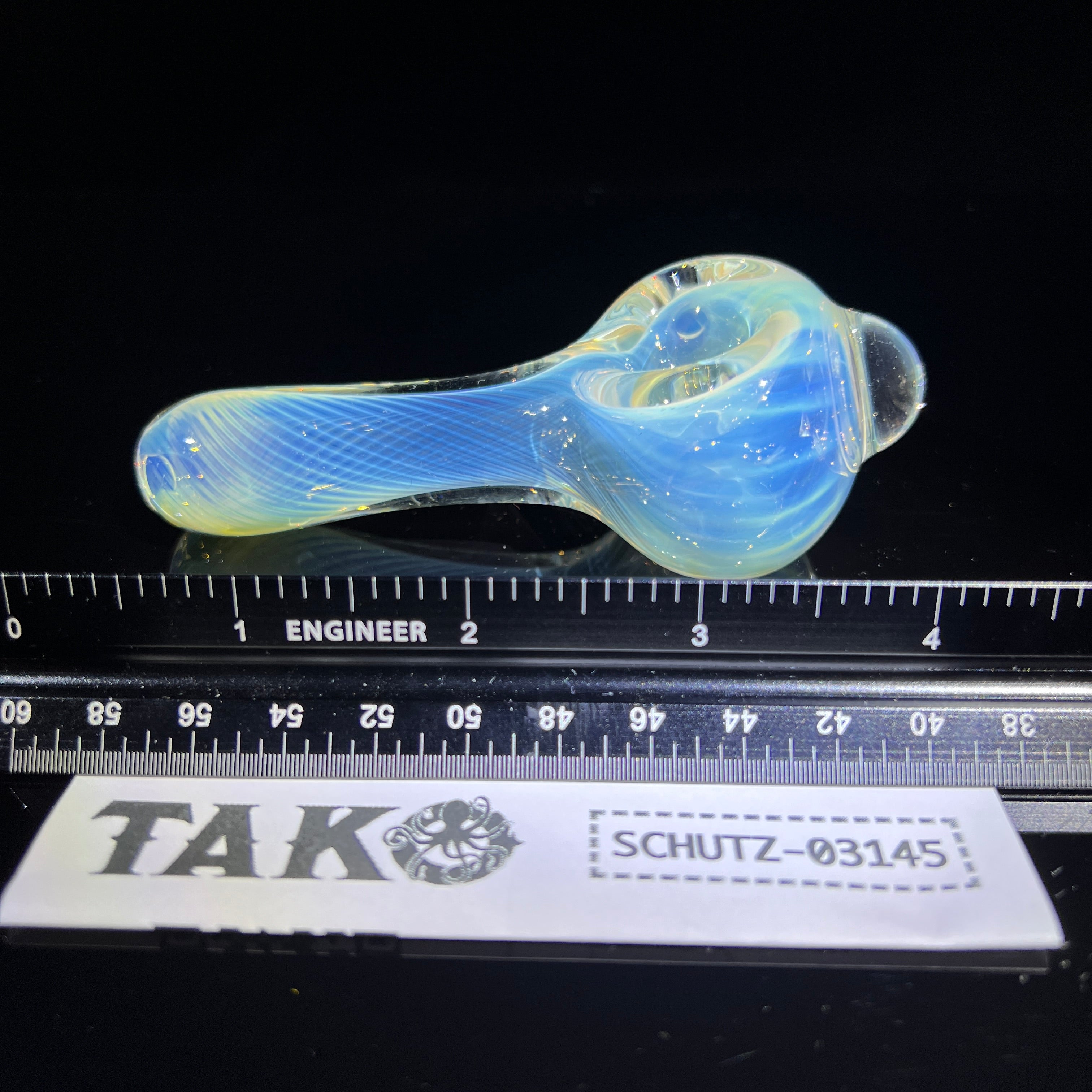 Comtrex Silver Fume Pipe – Tako Glass
