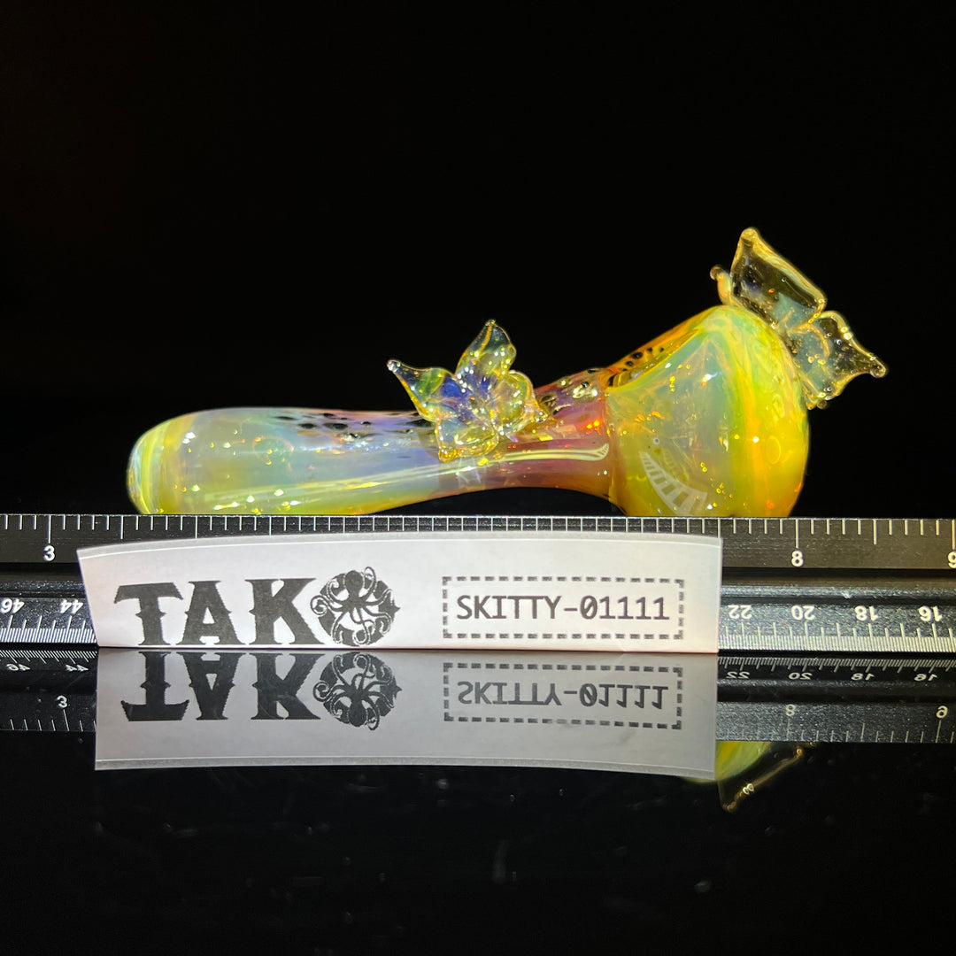 Butterfly Spoon Glass Pipe Street Kitty Glass   