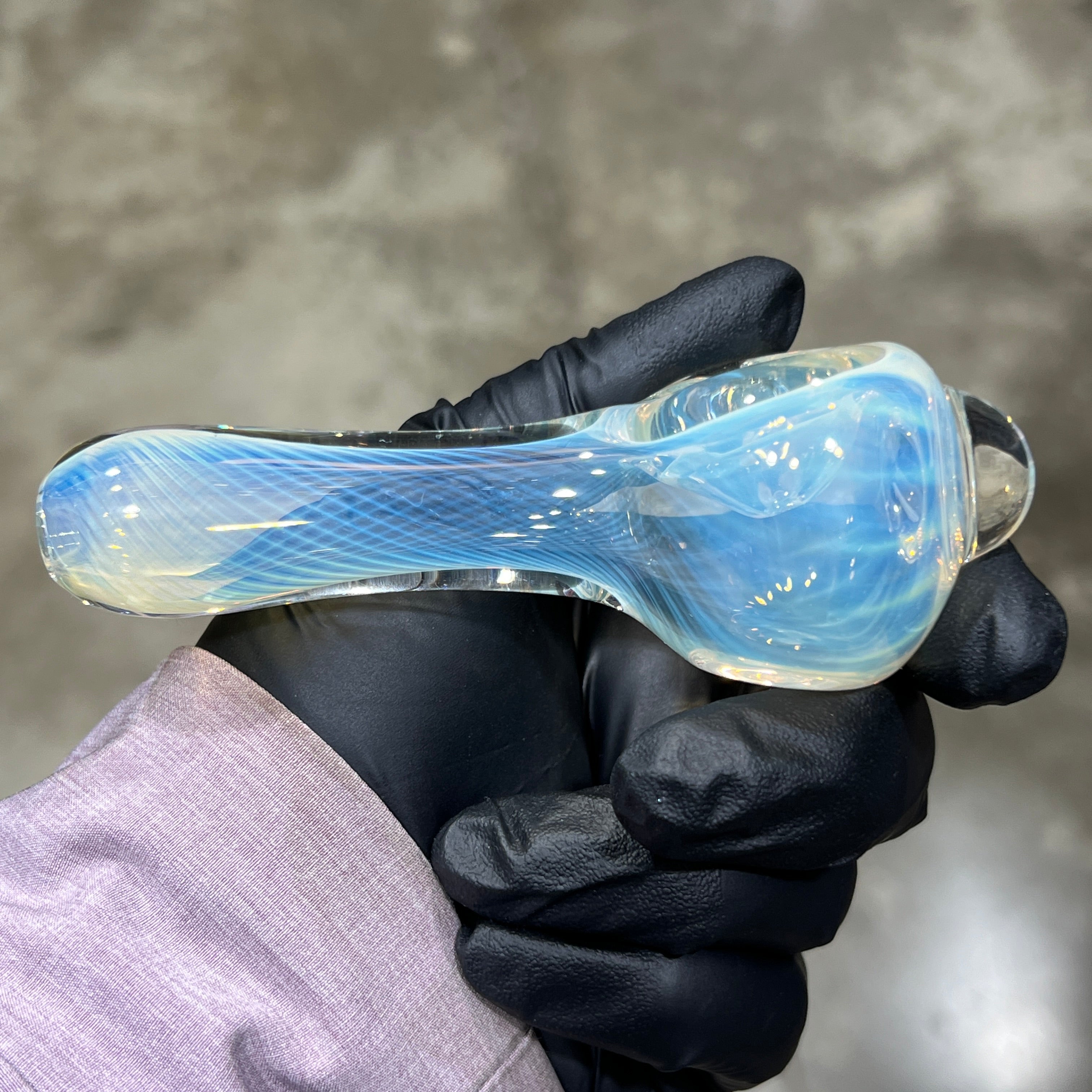Comtrex Silver Fume Pipe – Tako Glass