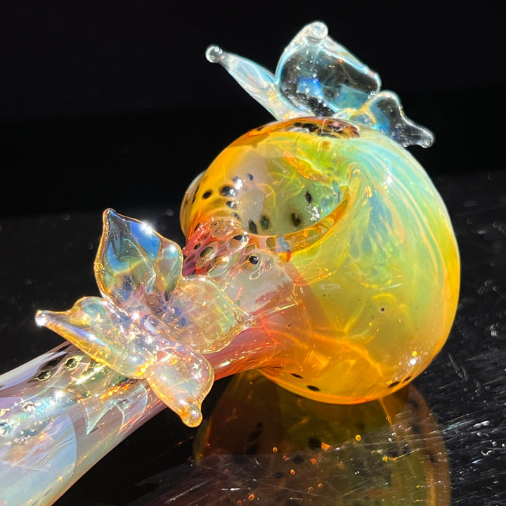 Butterfly Spoon Glass Pipe Street Kitty Glass   