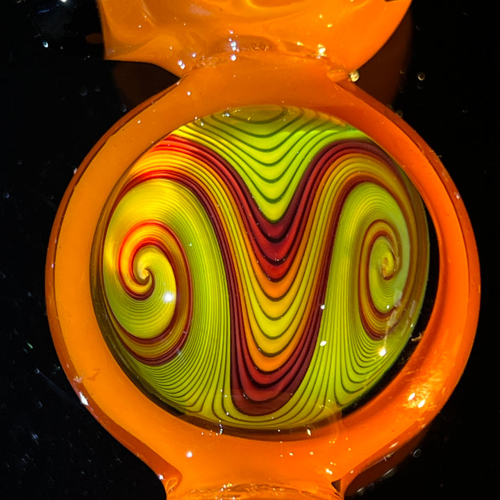 Reversal Marble Spoon Glass Pipe TG   