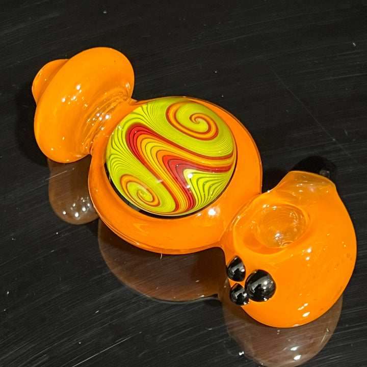 Reversal Marble Spoon Glass Pipe TG   