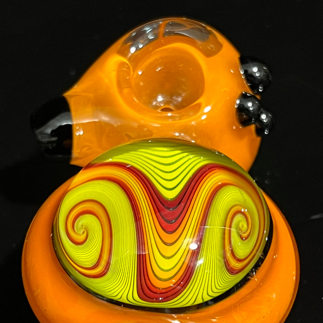 Reversal Marble Spoon Glass Pipe TG   