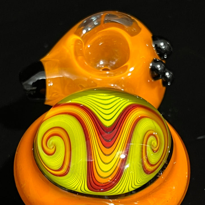 Reversal Marble Spoon Glass Pipe TG   