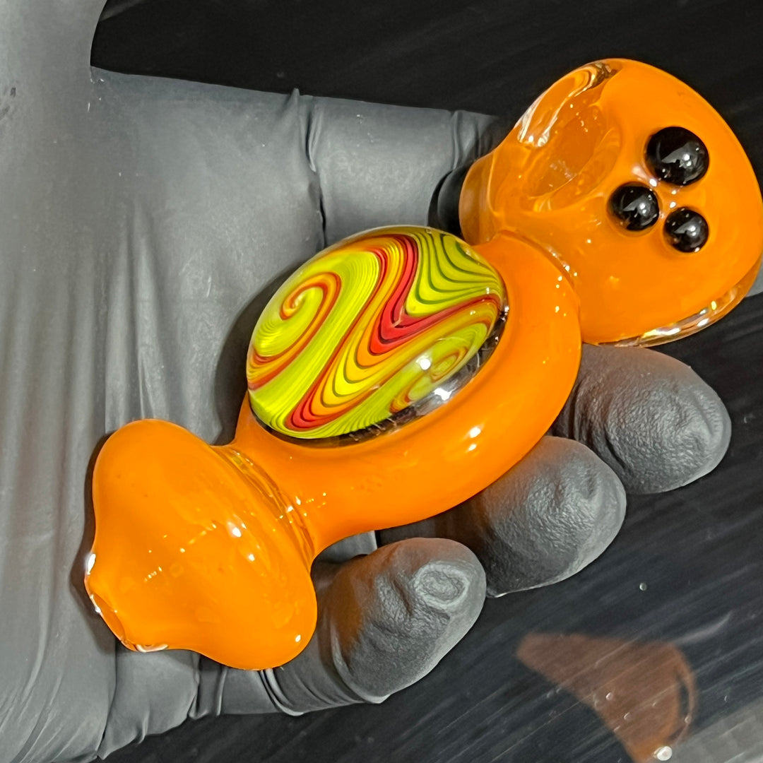 Reversal Marble Spoon Glass Pipe TG   
