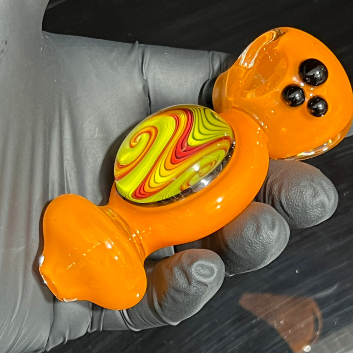 Reversal Marble Spoon Glass Pipe TG   