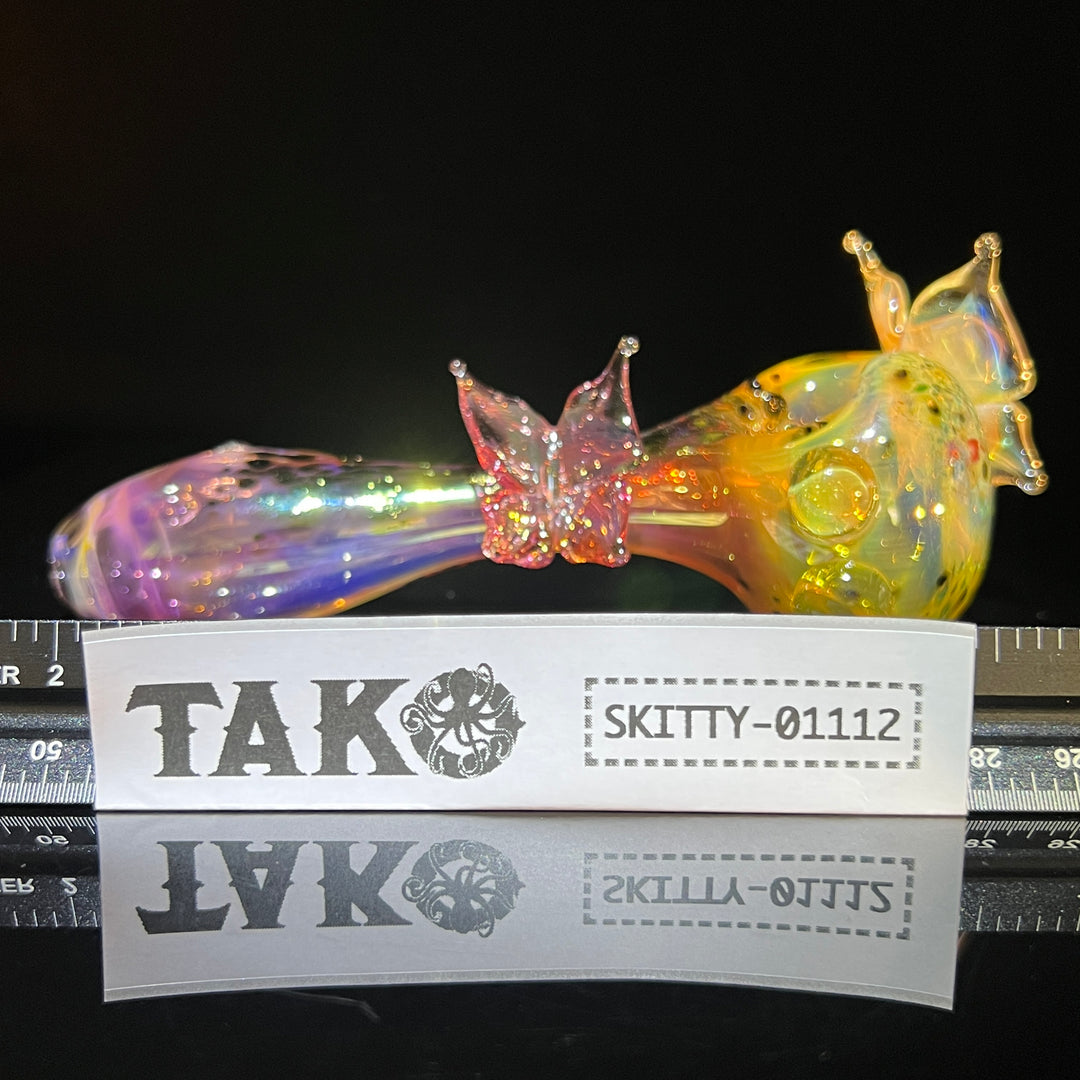 Butterfly Spoon Glass Pipe Street Kitty Glass   