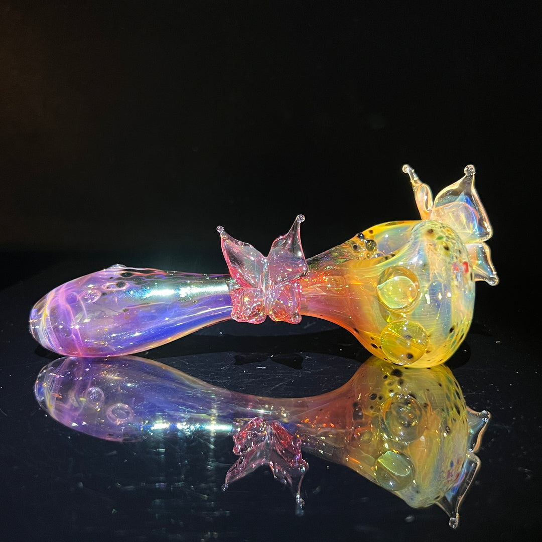 Butterfly Spoon Glass Pipe Street Kitty Glass   