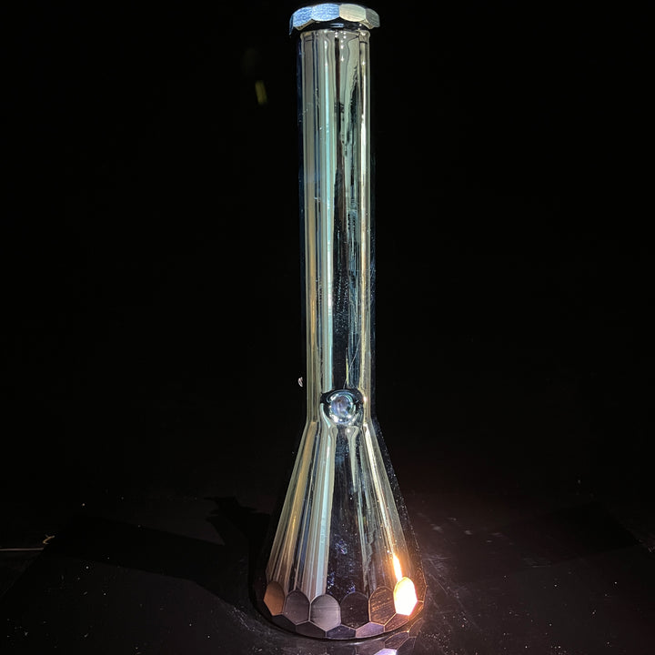 12" Beveled Beaker Bong Glass Pipe TG   