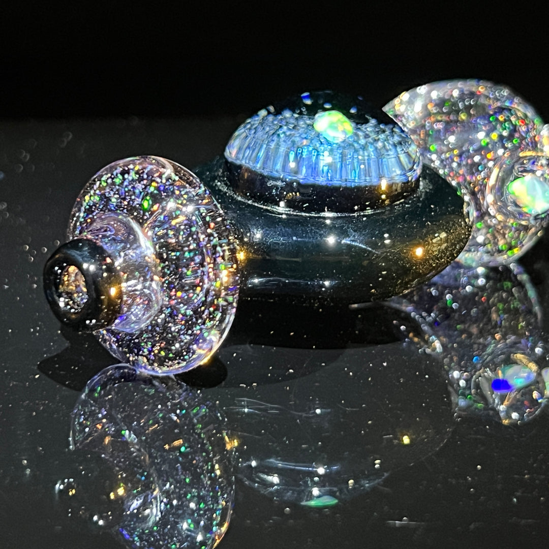 Dicro Opal Marble Spoon Glass Pipe TG   