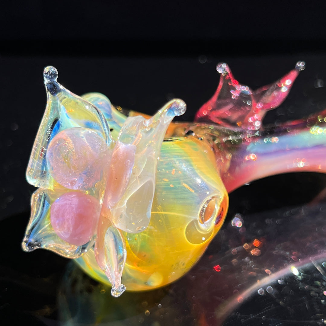 Butterfly Spoon Glass Pipe Street Kitty Glass   