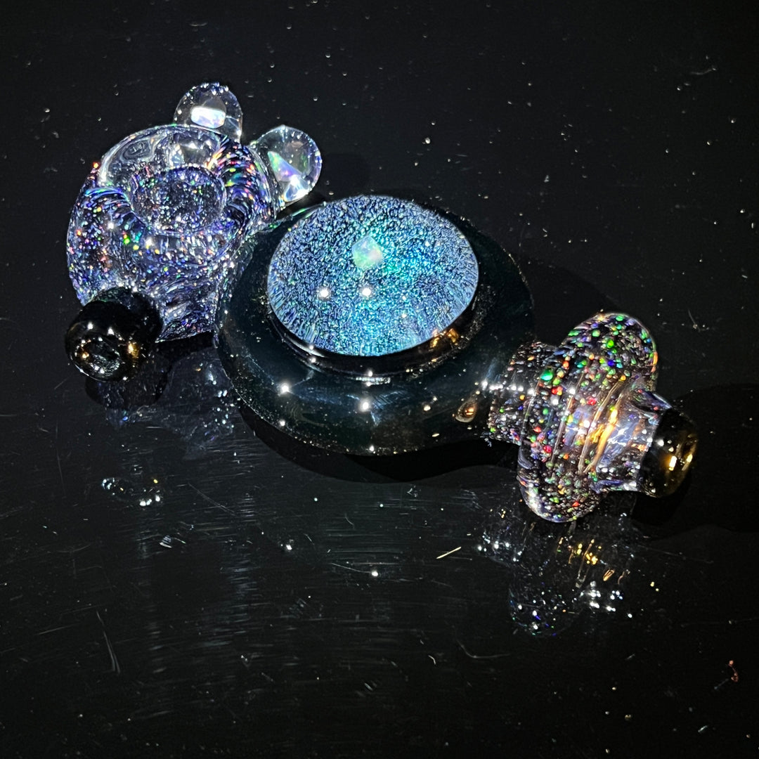 Dicro Opal Marble Spoon Glass Pipe TG   