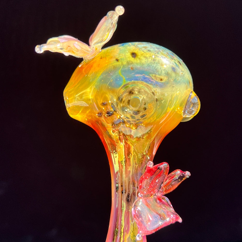 Butterfly Spoon Glass Pipe Street Kitty Glass   