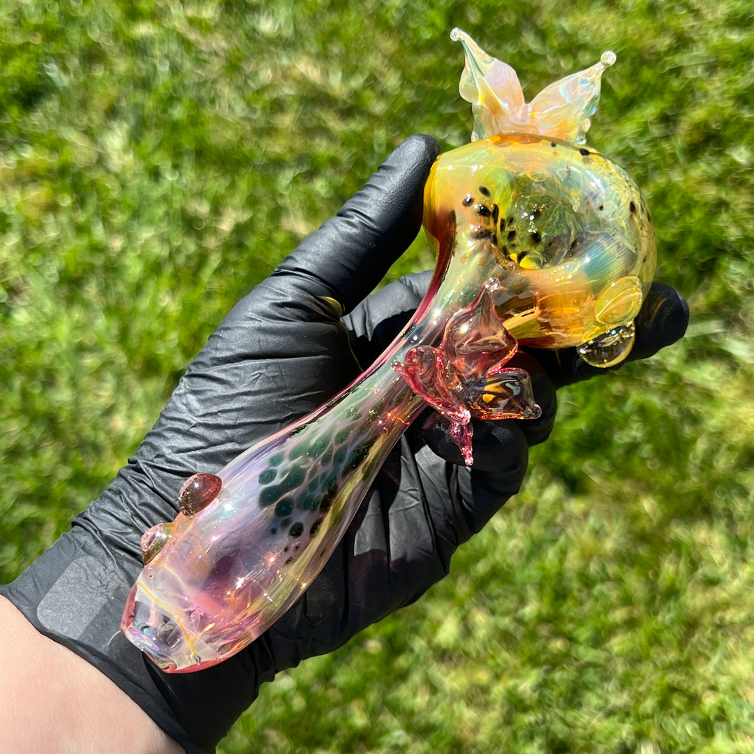 Butterfly Spoon Glass Pipe Street Kitty Glass   